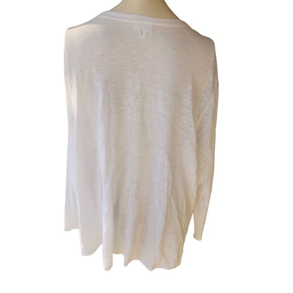 J Jill Love Linen Cardigan Womens SZ 3X Casual Beachy Coastal Summer Lightweight - Picture 3 of 5